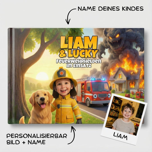 Feuerwehrhelden - Personalisiert mit Bild + Name